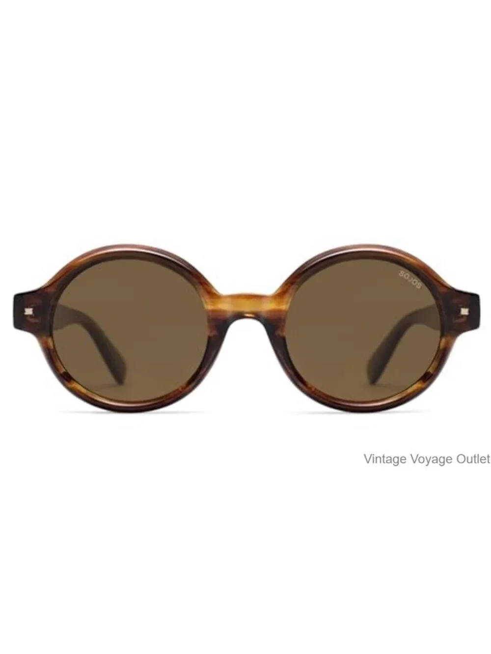 Vintage Round Polarized Sunglasses UV400 Retro Hippie 80s 90s Small Frame